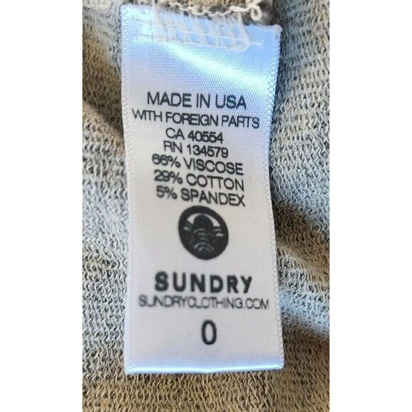 Sundry Ivory Leopard-print Long-Sleeved Women's Size 0 XS Hooded jacket - Picture 7 of 8